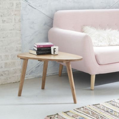 Table basse en bois massif 62 cm