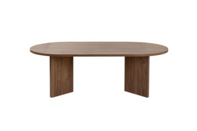 Table basse en bois "Sable"  60 x 119 x 40 cm  Noyer