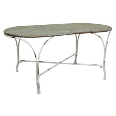 Table basse en métal 120,5x65x52h cm