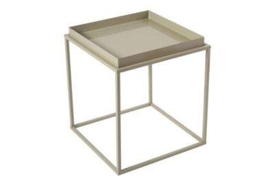 Table basse en métal "Koala" 45 x 45 x 52 cm  Taupe