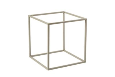 Table basse en métal "Koala" 45 x 45 x 52 cm  Taupe