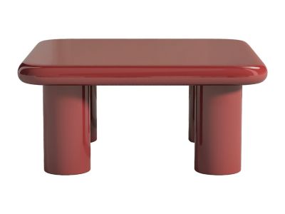 Table basse en MDF - Bordeaux laqué - TAMISDA