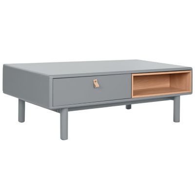 Table basse en MDF PU gris 120x60x40