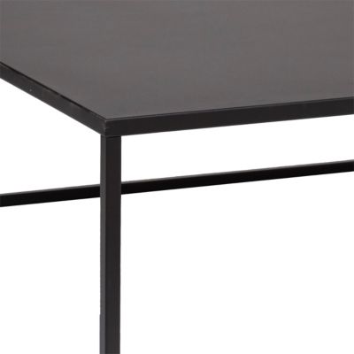 Table basse en métal sans pied noir Gota