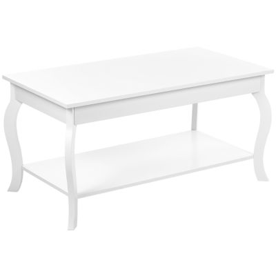 Table basse  enbois d'ingénierie blanc HARTFORD