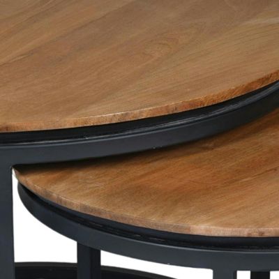 Table basse gigogne en bois (lot de 3) UVEA