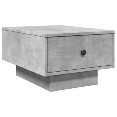 Table basse gris béton 60x45x31 cm bois d'ingénierie vidaXL