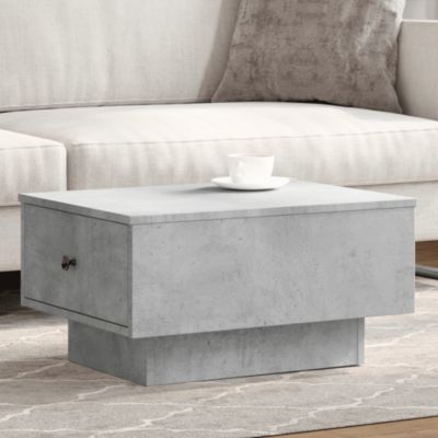 Table basse gris béton 60x45x31 cm bois d'ingénierie vidaXL