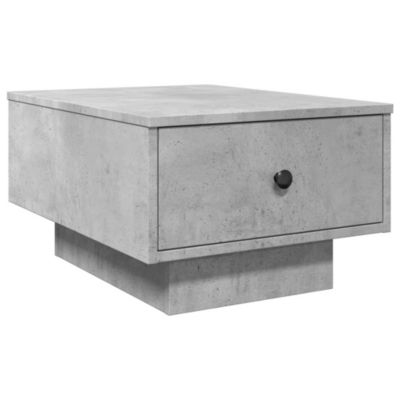 Table basse gris béton 60x45x31 cm bois d'ingénierie vidaXL