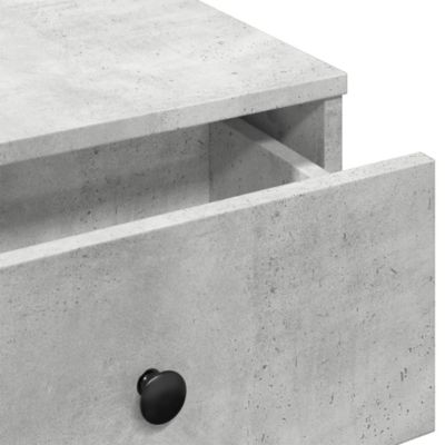 Table basse gris béton 60x45x31 cm bois d'ingénierie vidaXL