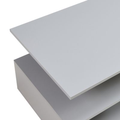 Table basse Haarlem 90 x 50 x 41 cm gris clair en.casa