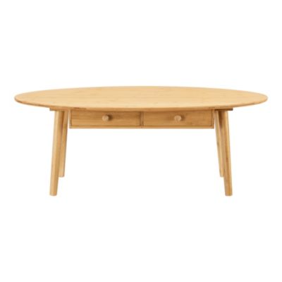 Table basse Harbooere bambou 37 x 100 x 48 cm en.casa