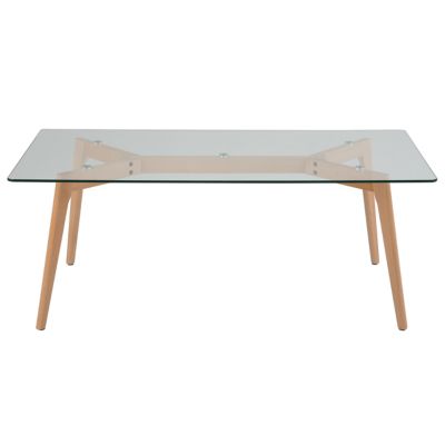 Table basse HUDSON Verre Transparent
