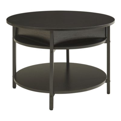 Table basse Kandas avec surface relevable noir en.casa