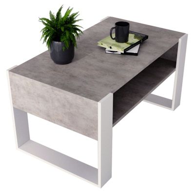 Table basse Karo92 moderne et stable pour le salon en matériau ...