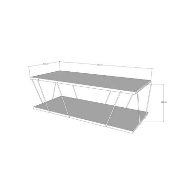 Table basse Labranda - Gris Anthracite