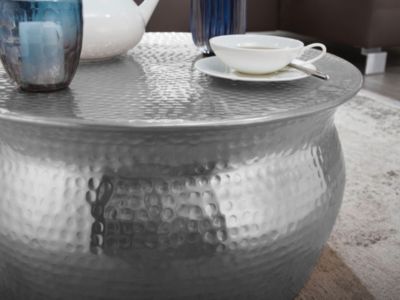 Table Basse Métal 60x30,5x60 cm Table d'appoint Design Bout de canapé FineBuy