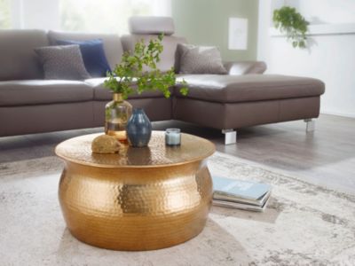 Table Basse Métal 60x30,5x60 cm Table d'appoint Design Bout de canapé FineBuy