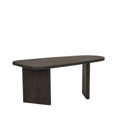 Table Basse Melo en Bois Marron Foncé - Dimensions 50x100x41 cm