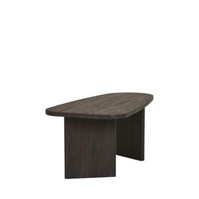 Table Basse Melo en Bois Marron Foncé - Dimensions 50x100x41 cm