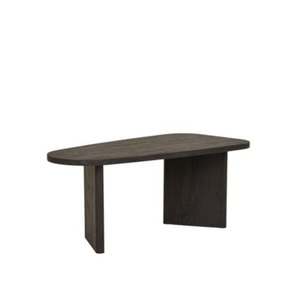 Table Basse Melo en Bois Marron Foncé - Dimensions 50x100x41 cm