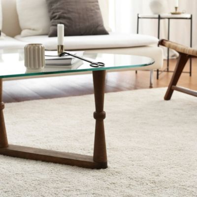 Table basse Mexique, Porte-revues 96x81x41h cm Marron Noyer