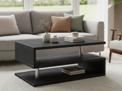 Table basse Natalia, Table basse de salon, Meuble de rangement bas ...