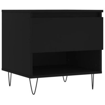 Table basse noir 50x46x50 cm vidaXL
