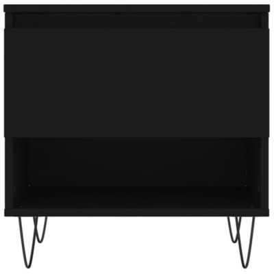 Table basse noir 50x46x50 cm vidaXL