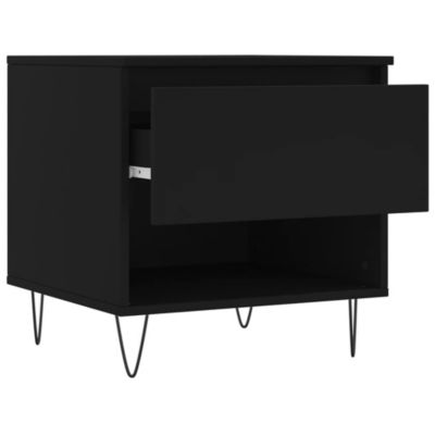 Table basse noir 50x46x50 cm vidaXL