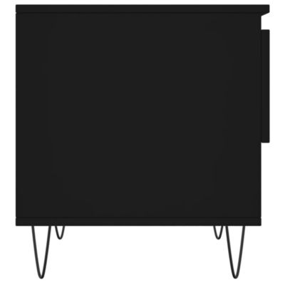 Table basse noir 50x46x50 cm vidaXL