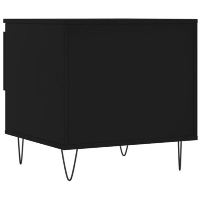 Table basse noir 50x46x50 cm vidaXL