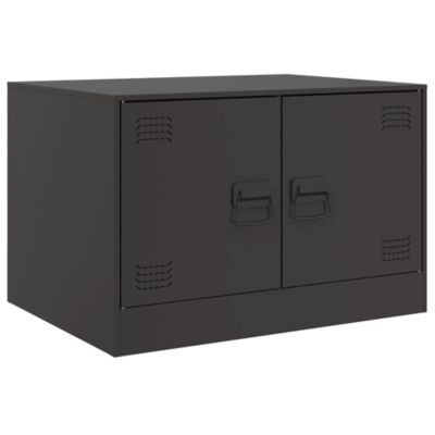 Table basse noir 67x50x44 cm acier vidaXL