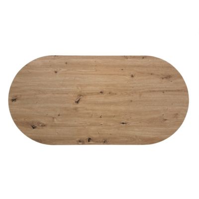 Table basse ovale avec piètements rotin L120 cm - TALIA