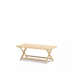 Table basse pliante en bois 100x50 - Serena