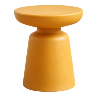 Table basse Posio ronde 44 x   40 cm jaune en.casa