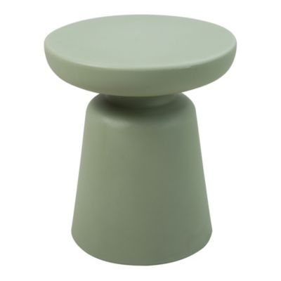 Table basse Posio ronde 44 x 40 cm vert en.casa