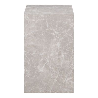 Table Basse Prague, Gris, MDF, 30x30x50 cm, EPIKASA