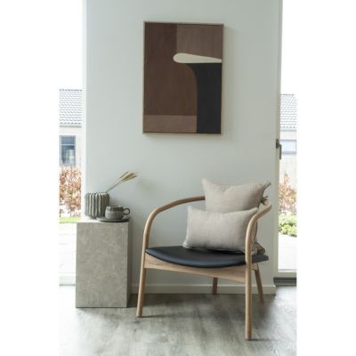 Table Basse Prague, Gris, MDF, 30x30x50 cm, EPIKASA