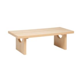 Table basse rectangle en bois 110 x 50 cm