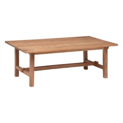 Table basse rectangle en Bois d'Acacia 110 x 60 cm