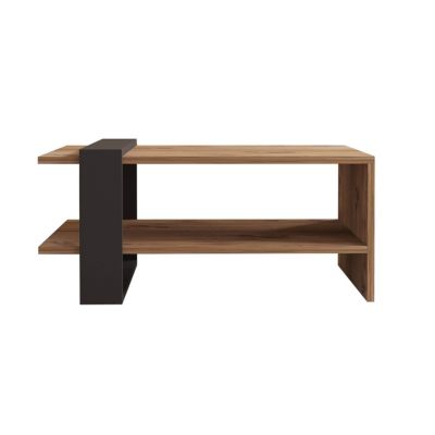 Table basse rectangulaire effet bois  Oviala