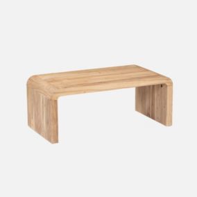 Table basse rectangulaire en acacia massif 100cm