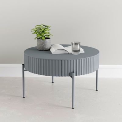 Table basse Rill 36 x 60 cm gris en.casa