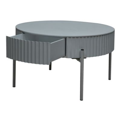Table basse Rill 36 x 60 cm gris en.casa