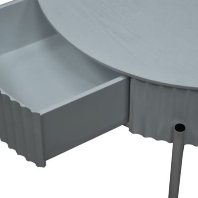 Table basse Rill 36 x 60 cm gris en.casa