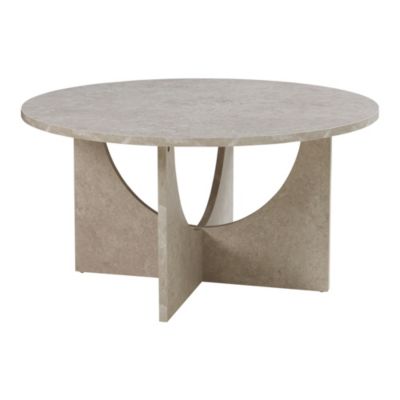 Table basse Rindal 80 x 42 cm béton clair en.casa