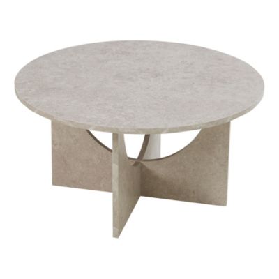 Table basse Rindal 80 x 42 cm béton clair en.casa