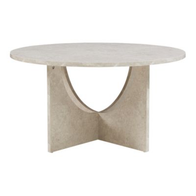 Table basse Rindal 80 x 42 cm béton clair en.casa