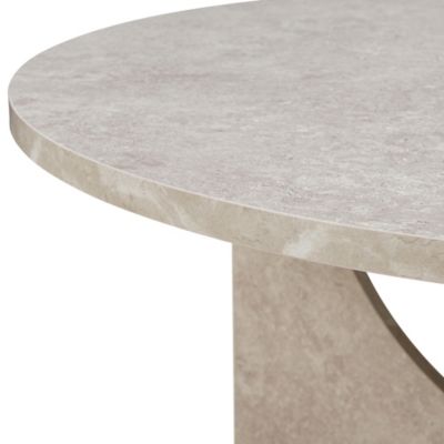 Table basse Rindal 80 x 42 cm béton clair en.casa